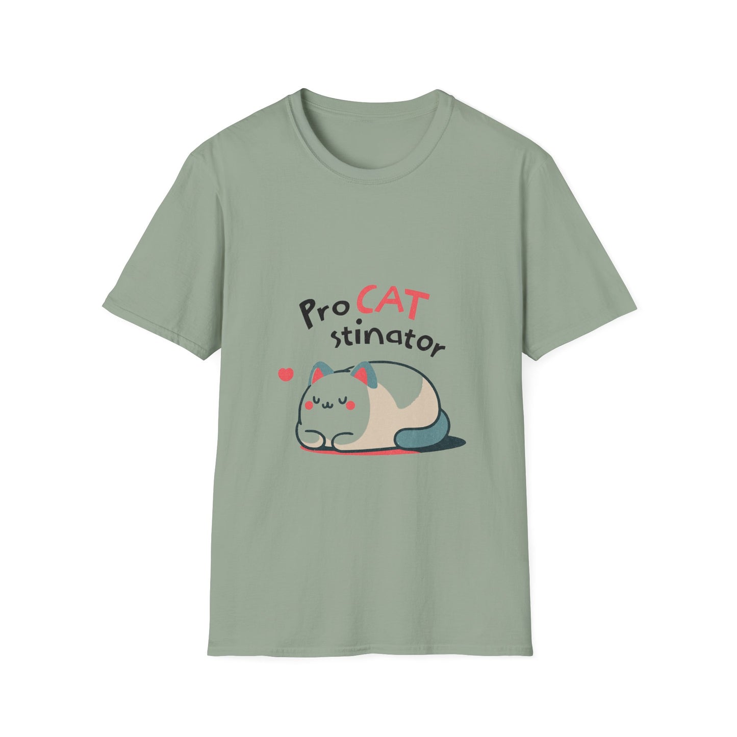 Cat Procastinates Tee Shirt
