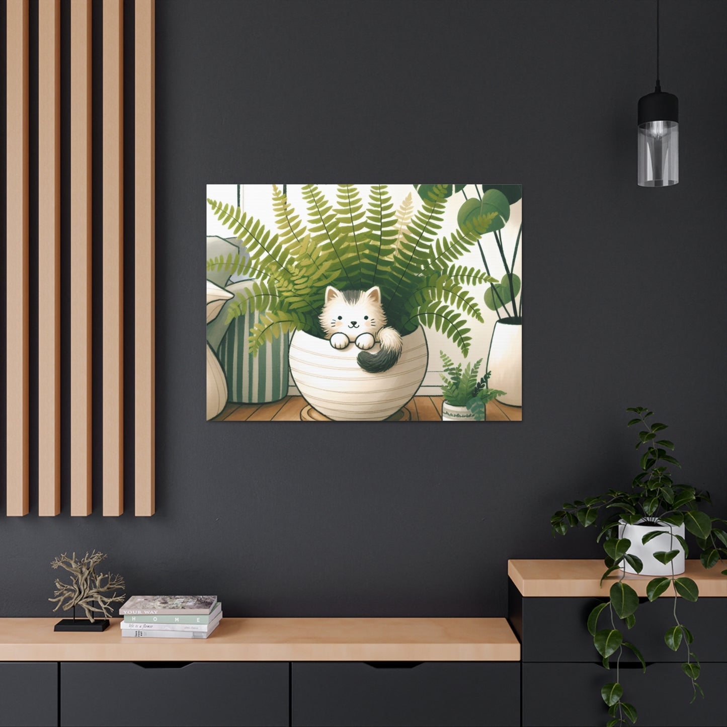 Kitty In a Pot Gallery Wrap