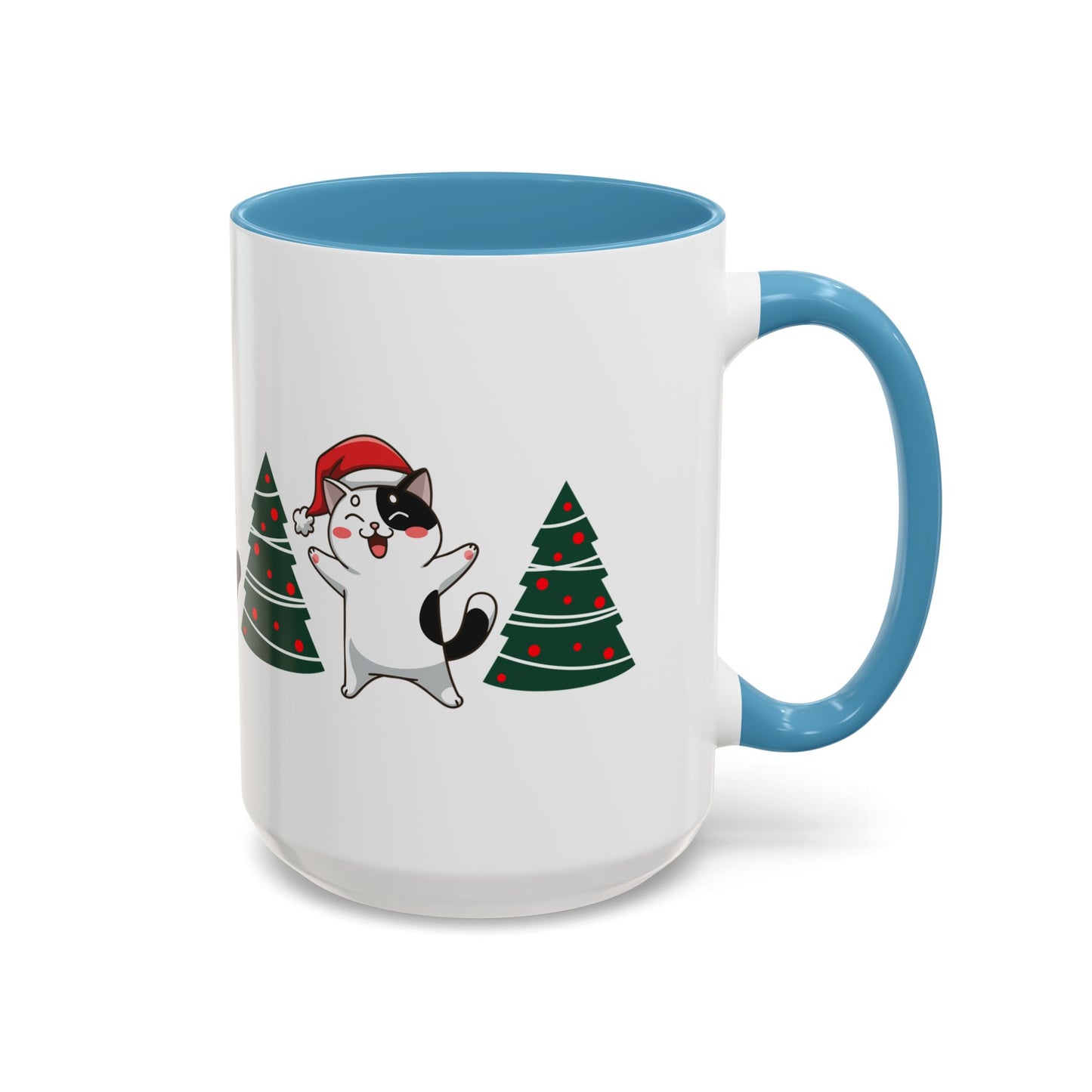 Kitties With Xmas Trees Mug