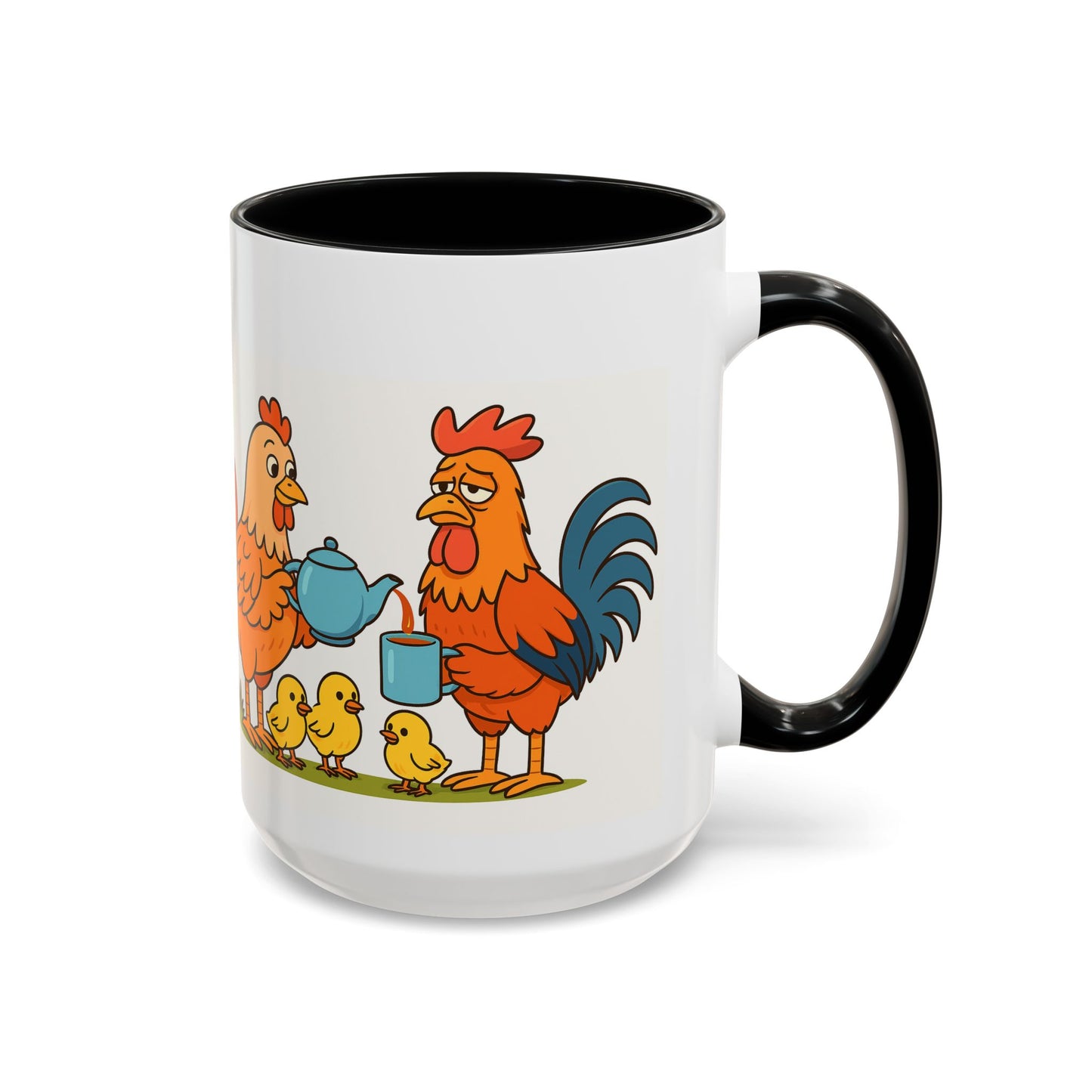 Chicken Family Mug-Funny Farmhouse Decor