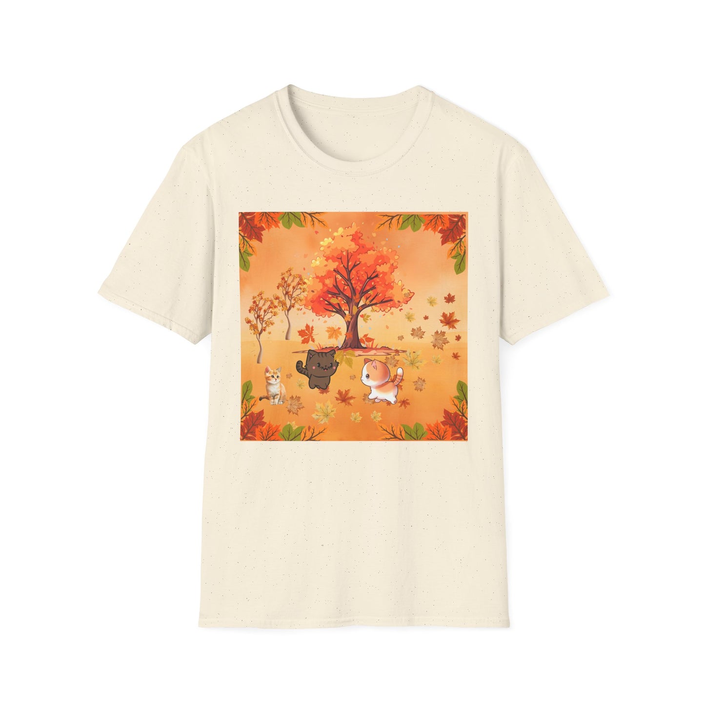 Kitties In Leaves