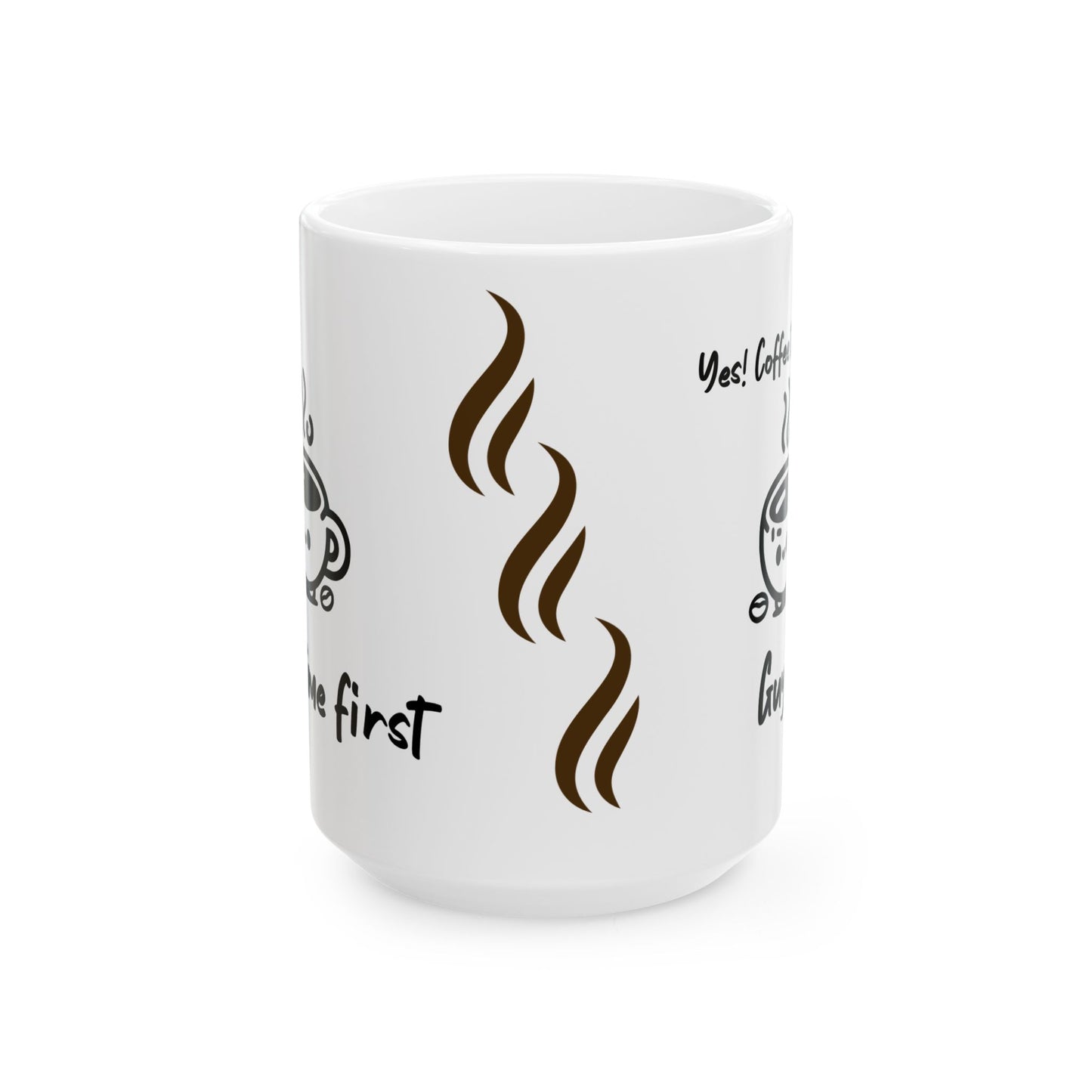 Coffee First Mug - Ceramic