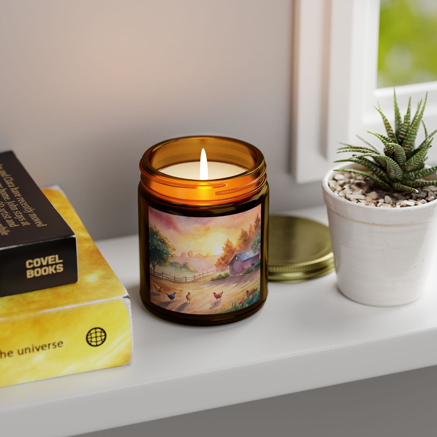 Scented Candles Farm Scene