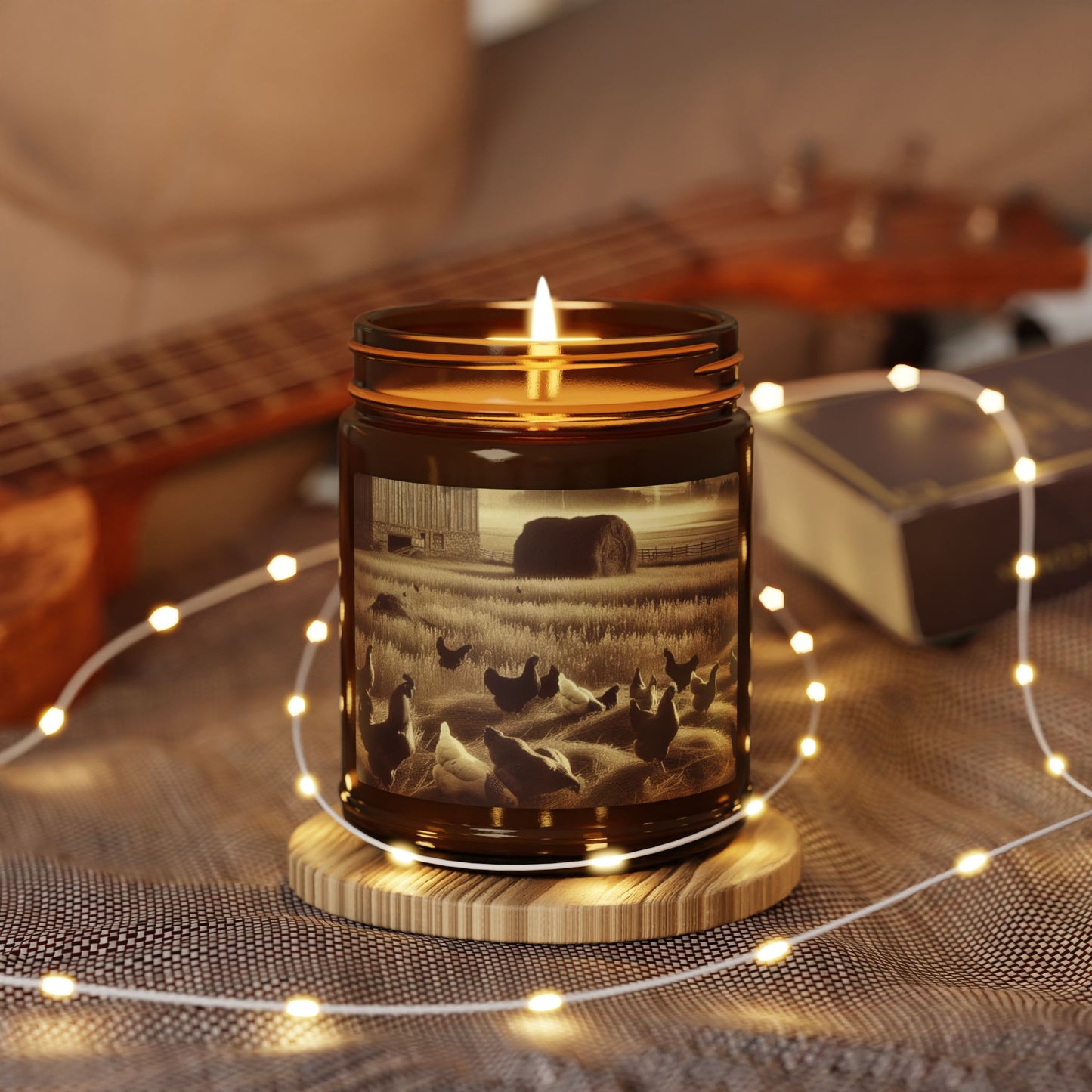 Scented Soy Candle, Chickens