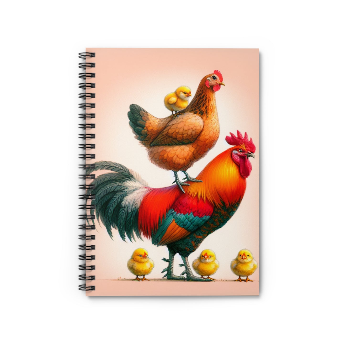 Rooster, Hen, Chick Notebook
