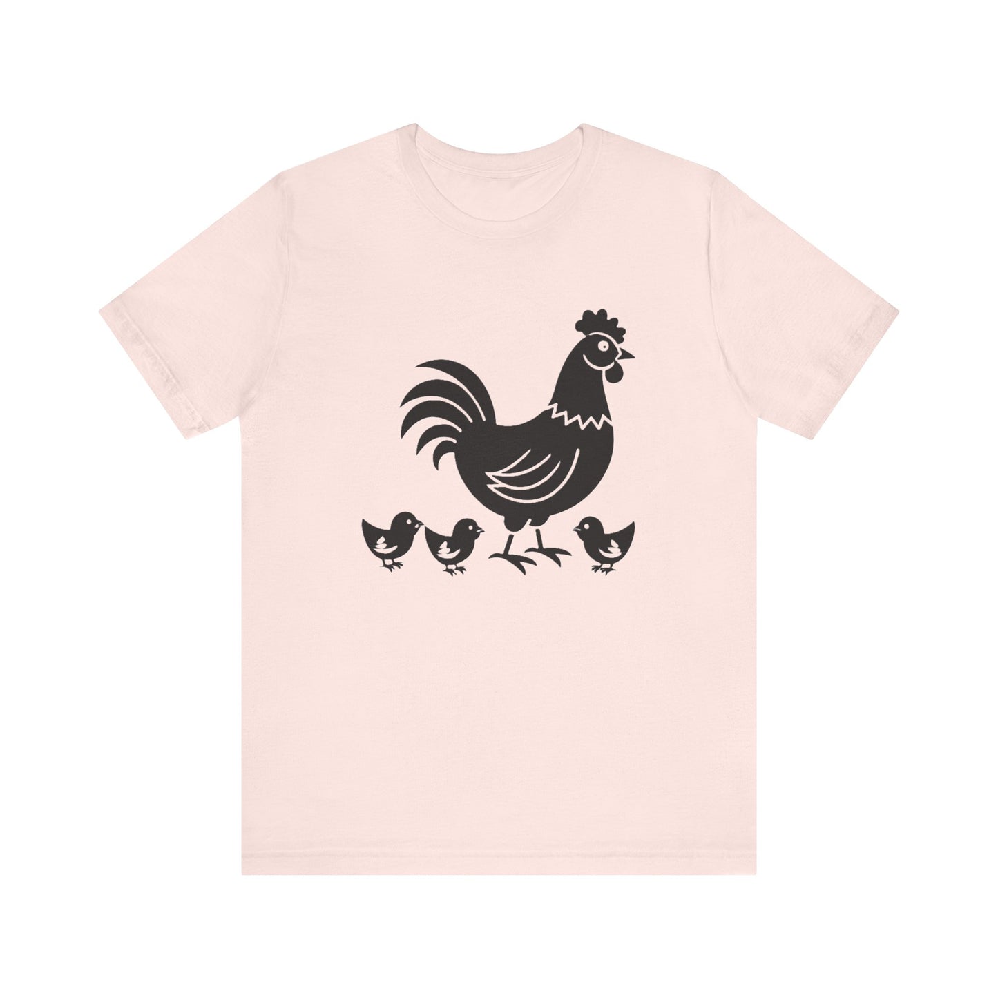B & W Silhouette Chickens