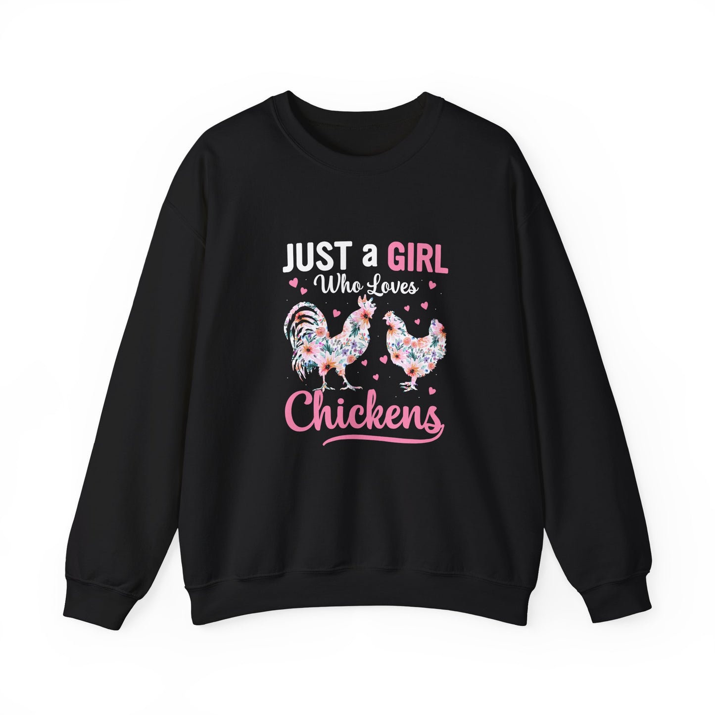 Girl Loves Chickens!