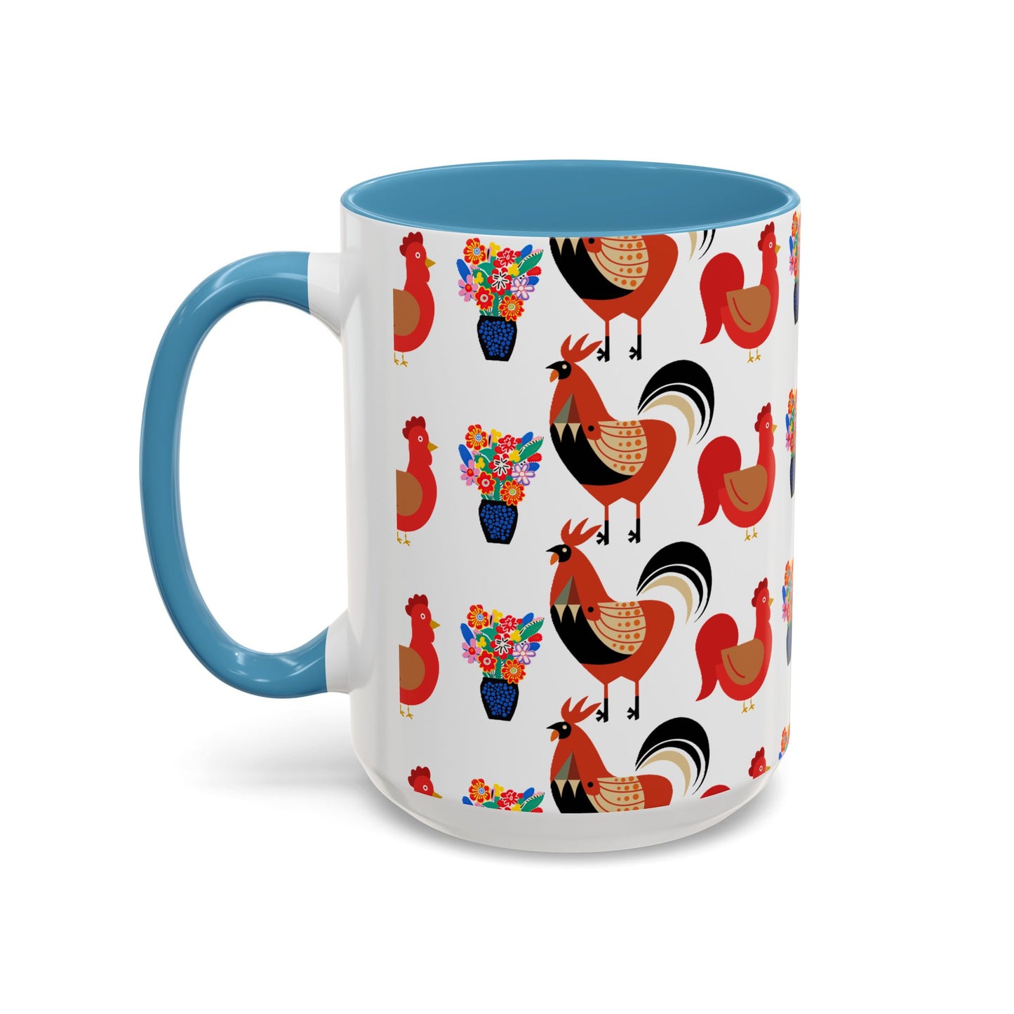 Rooster & Hen Mug