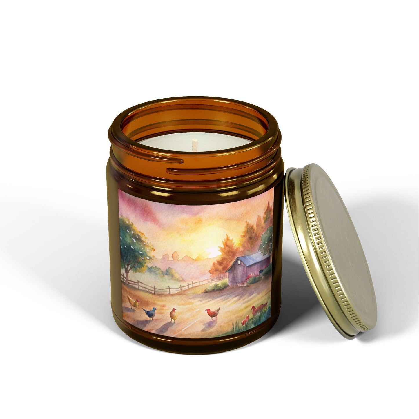 Scented Candles Farm Scene
