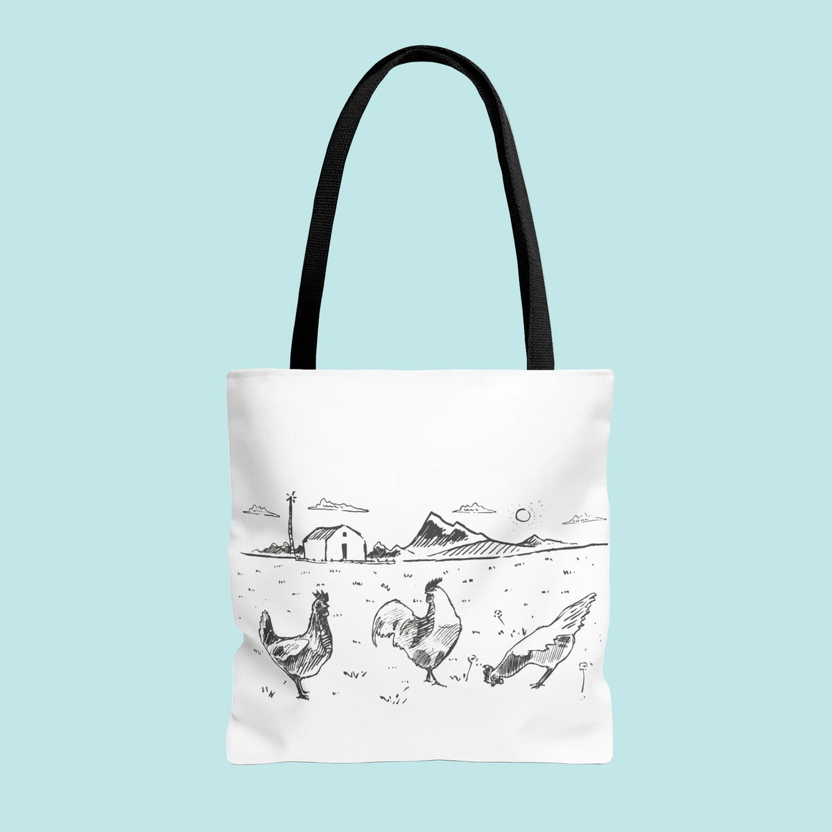 Farm Scene Tote