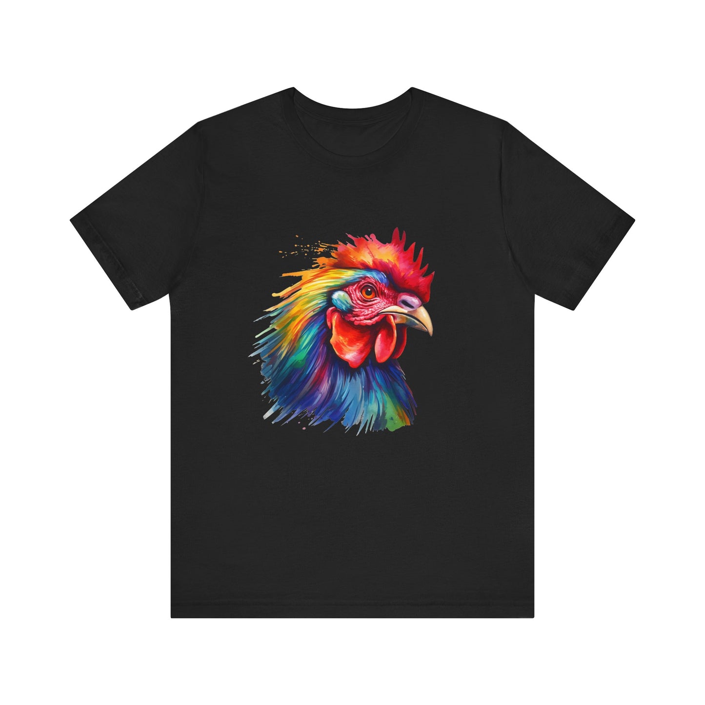 Colorful Rooster Head
