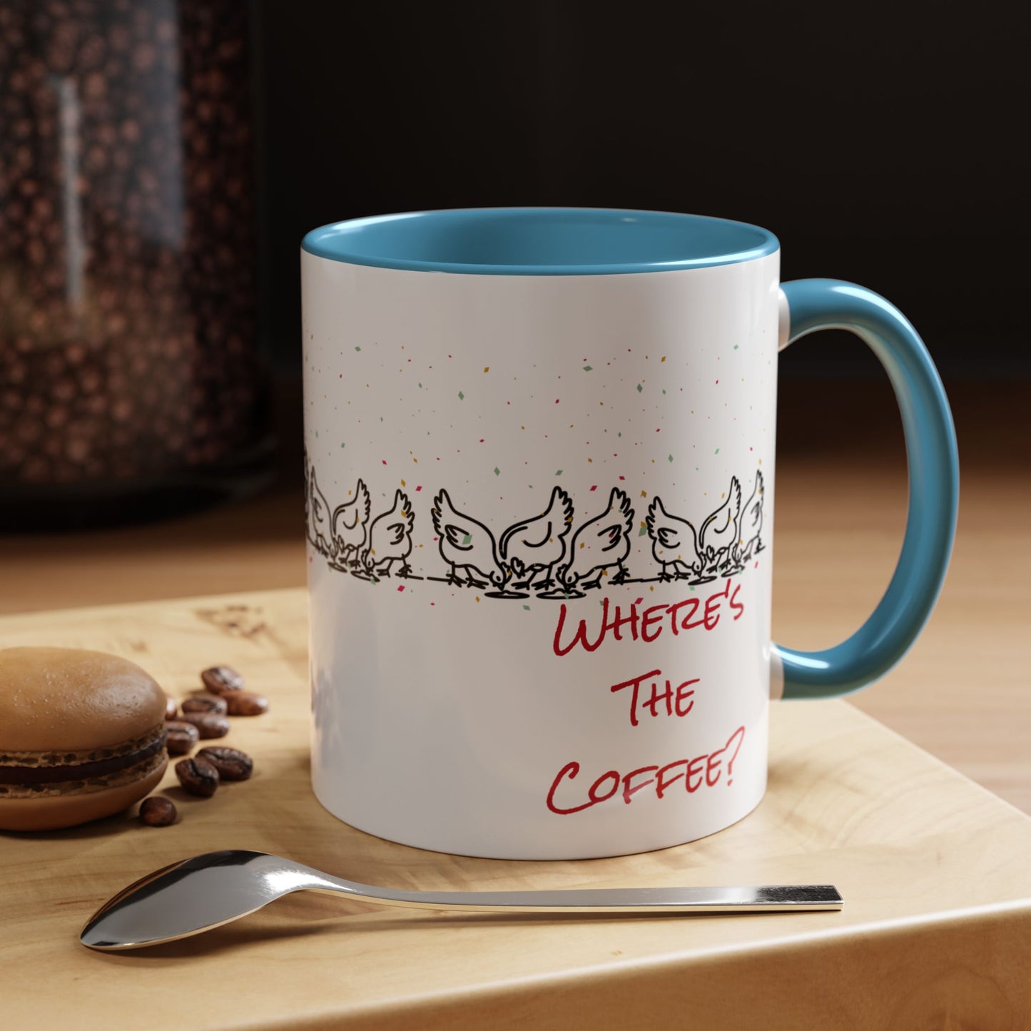 Chickens Peck Mug
