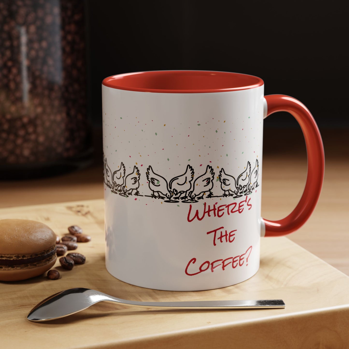 Chickens Peck Mug