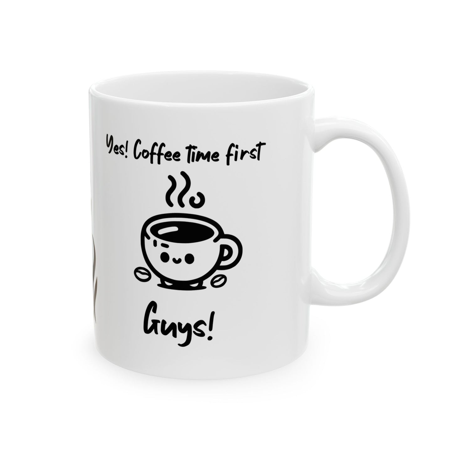 Coffee First Mug - Ceramic