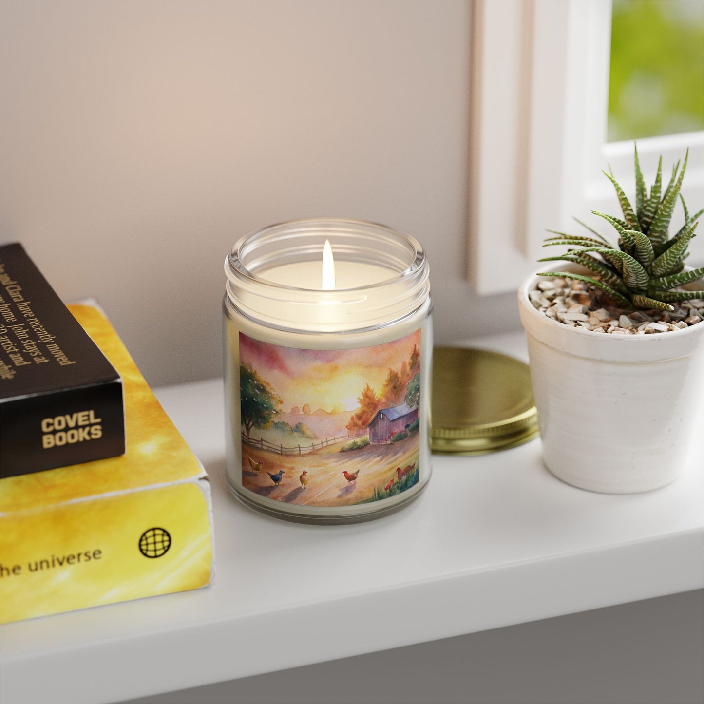 Scented Candles Farm Scene