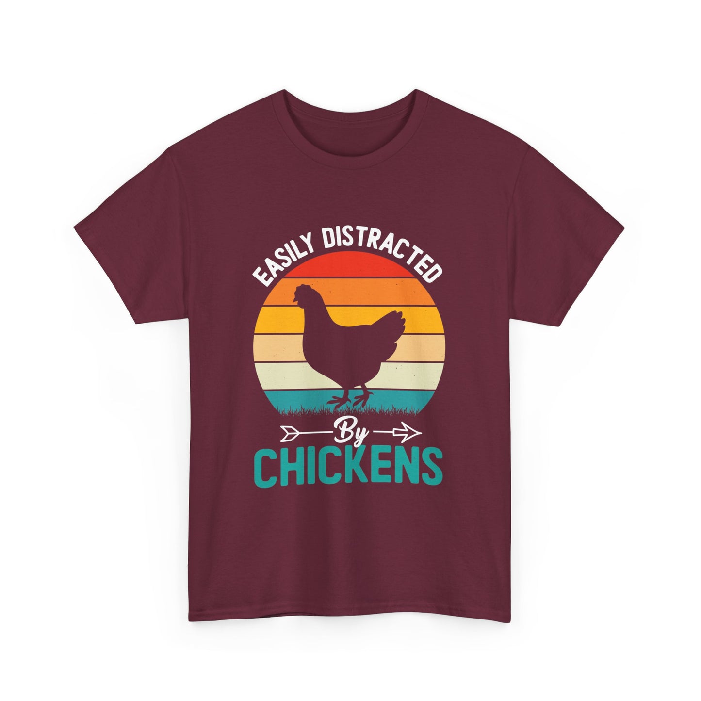 Distracted by Chickens Tee