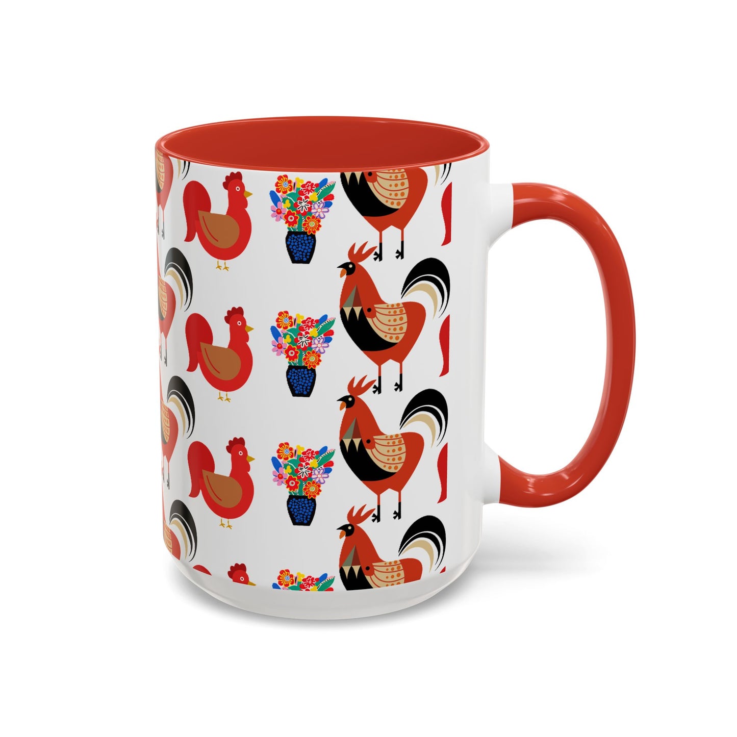 Rooster & Hen Mug