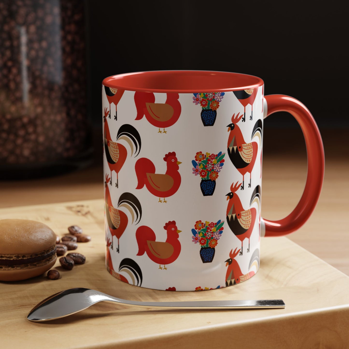 Rooster & Hen Mug