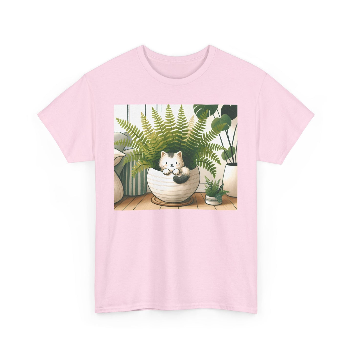 Kitty in Plant Pot Tee