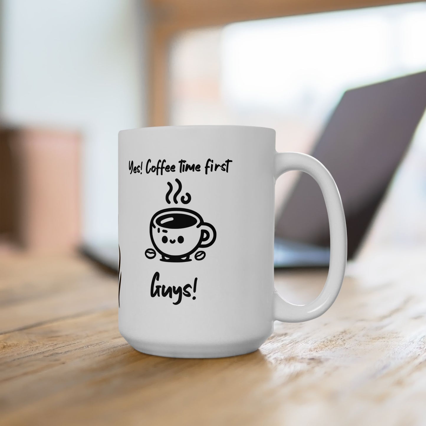 Coffee First Mug - Ceramic