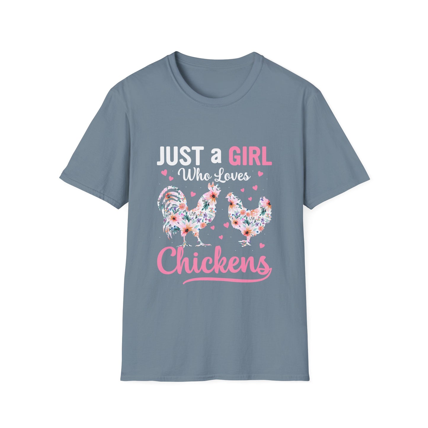 A Girl Loves Chickens Tee