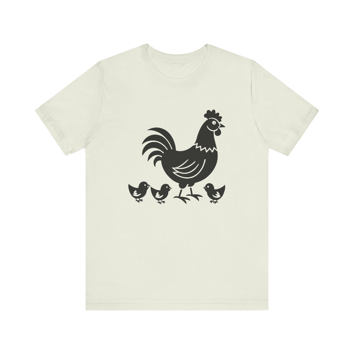 B & W Silhouette Chickens