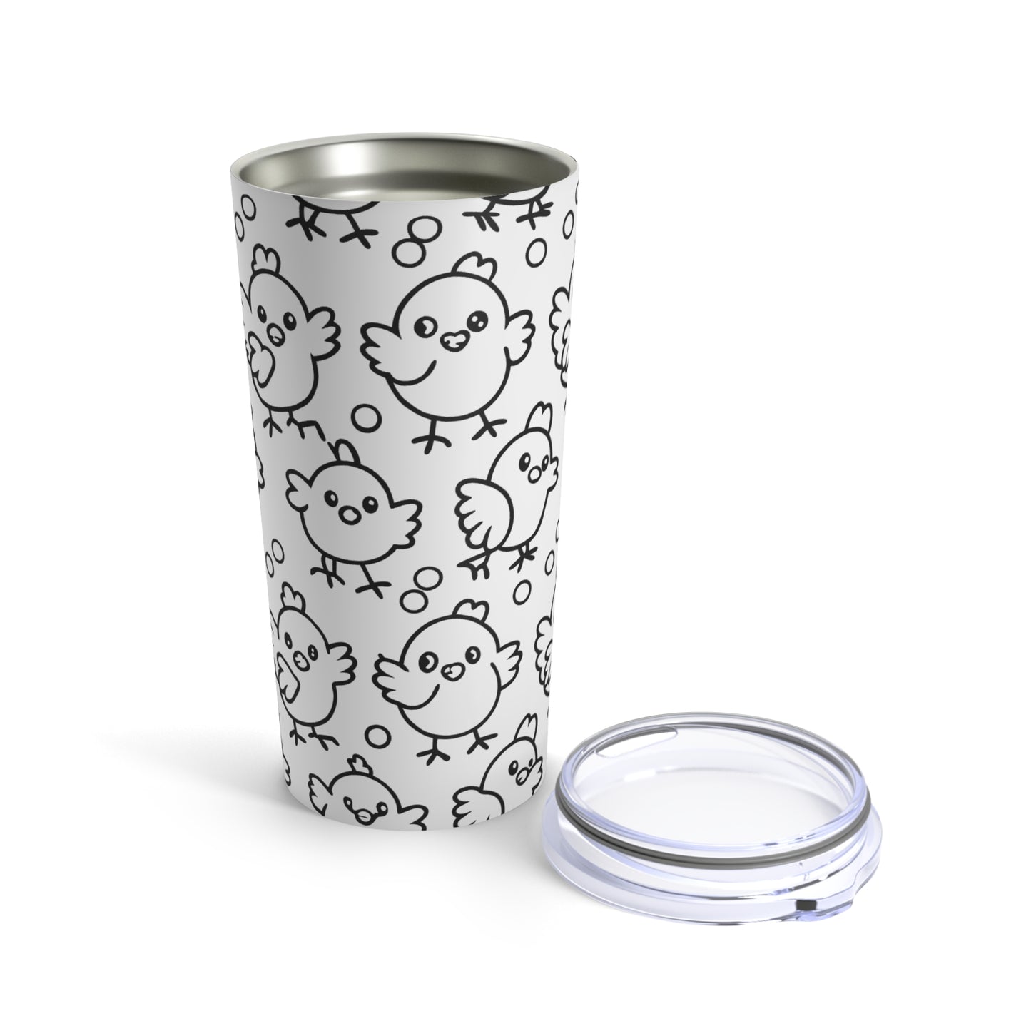 Cartoon chickies tumbler 20oz