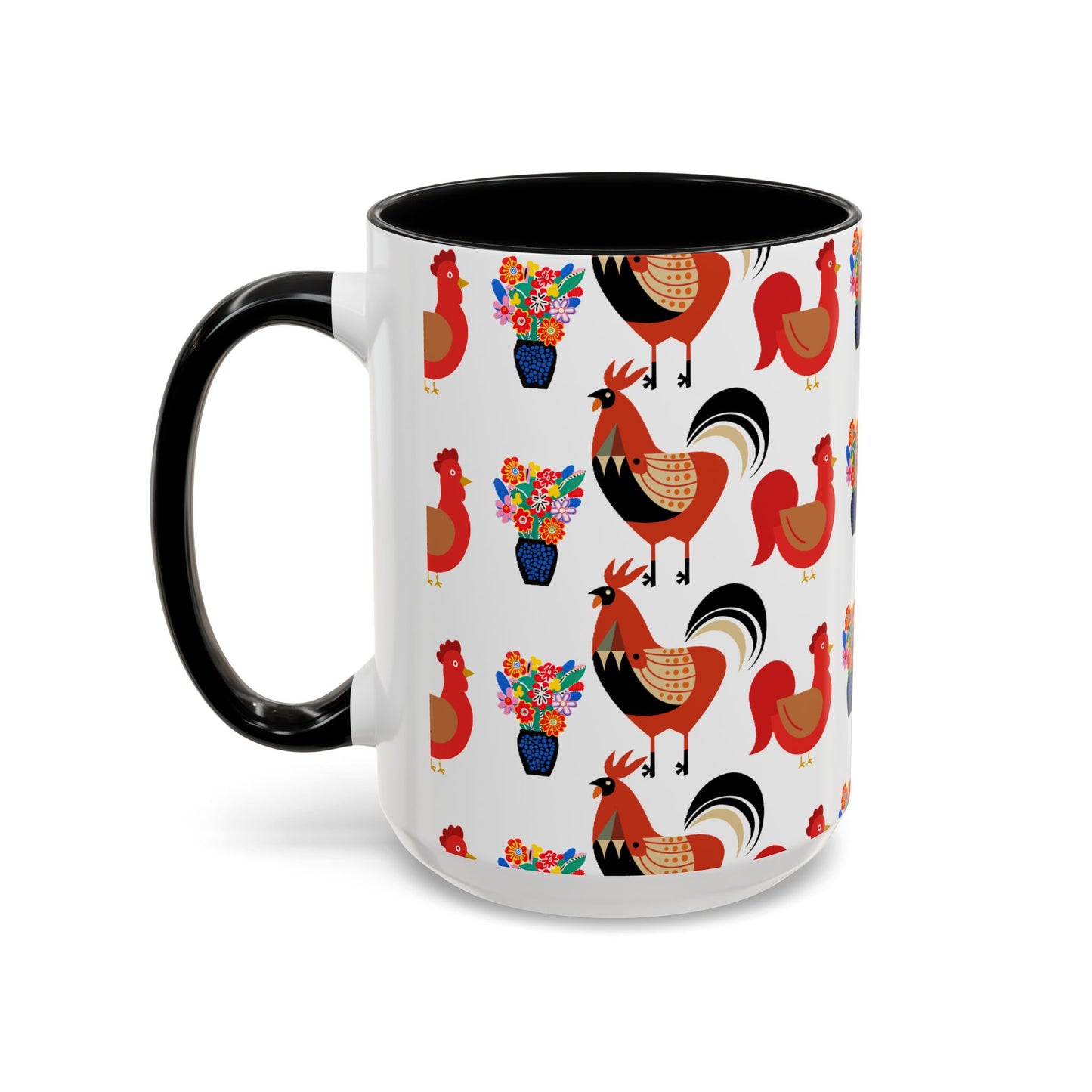 Rooster & Hen Mug