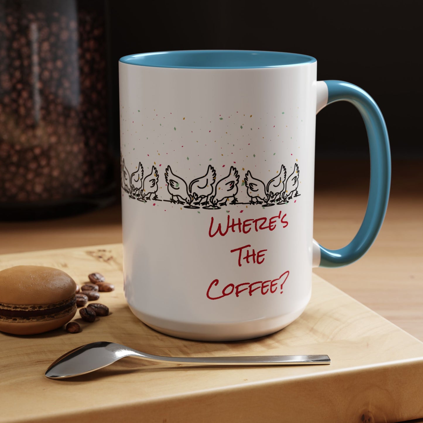 Chickens Peck Mug