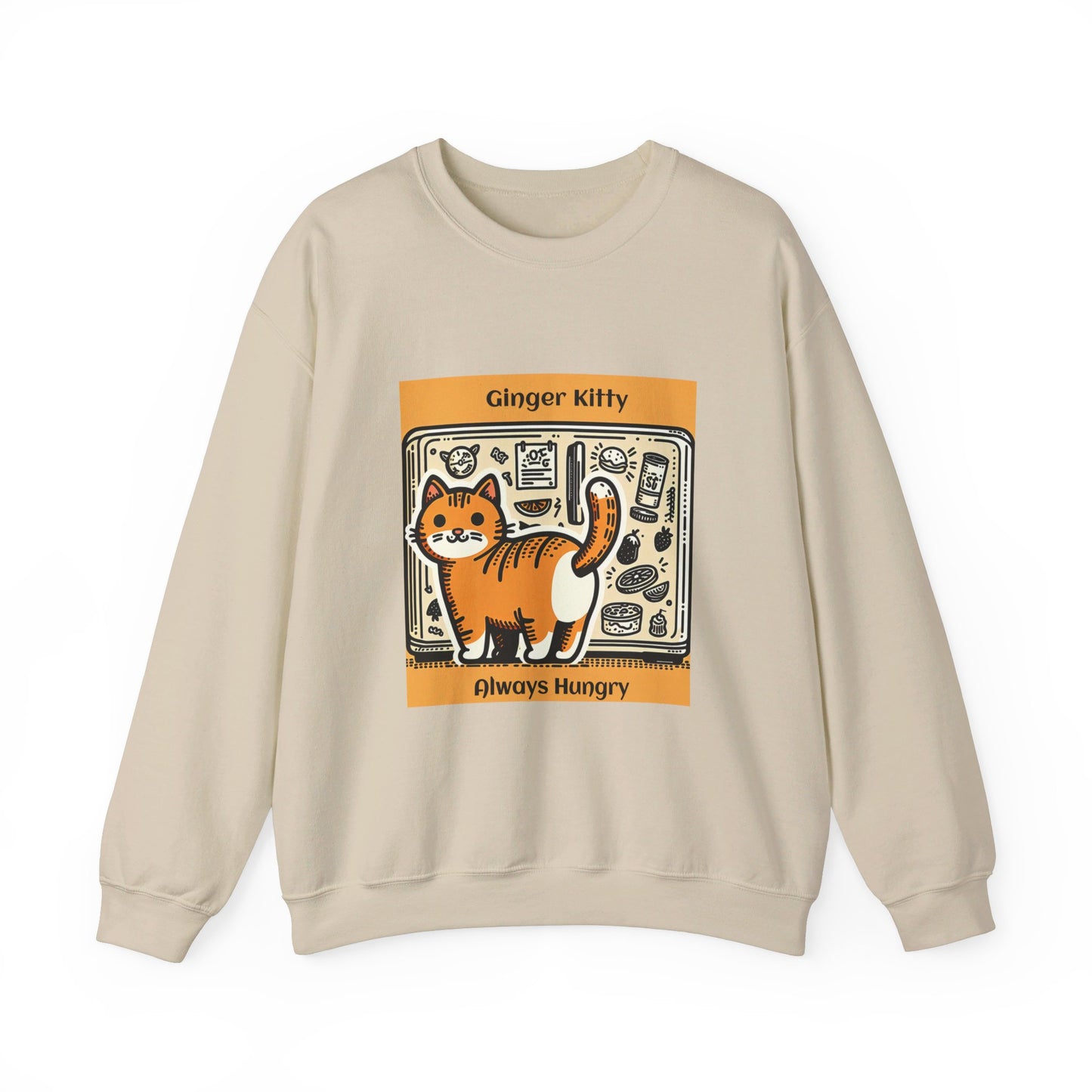 Ginger Kitty Crewneck Sweatshirt