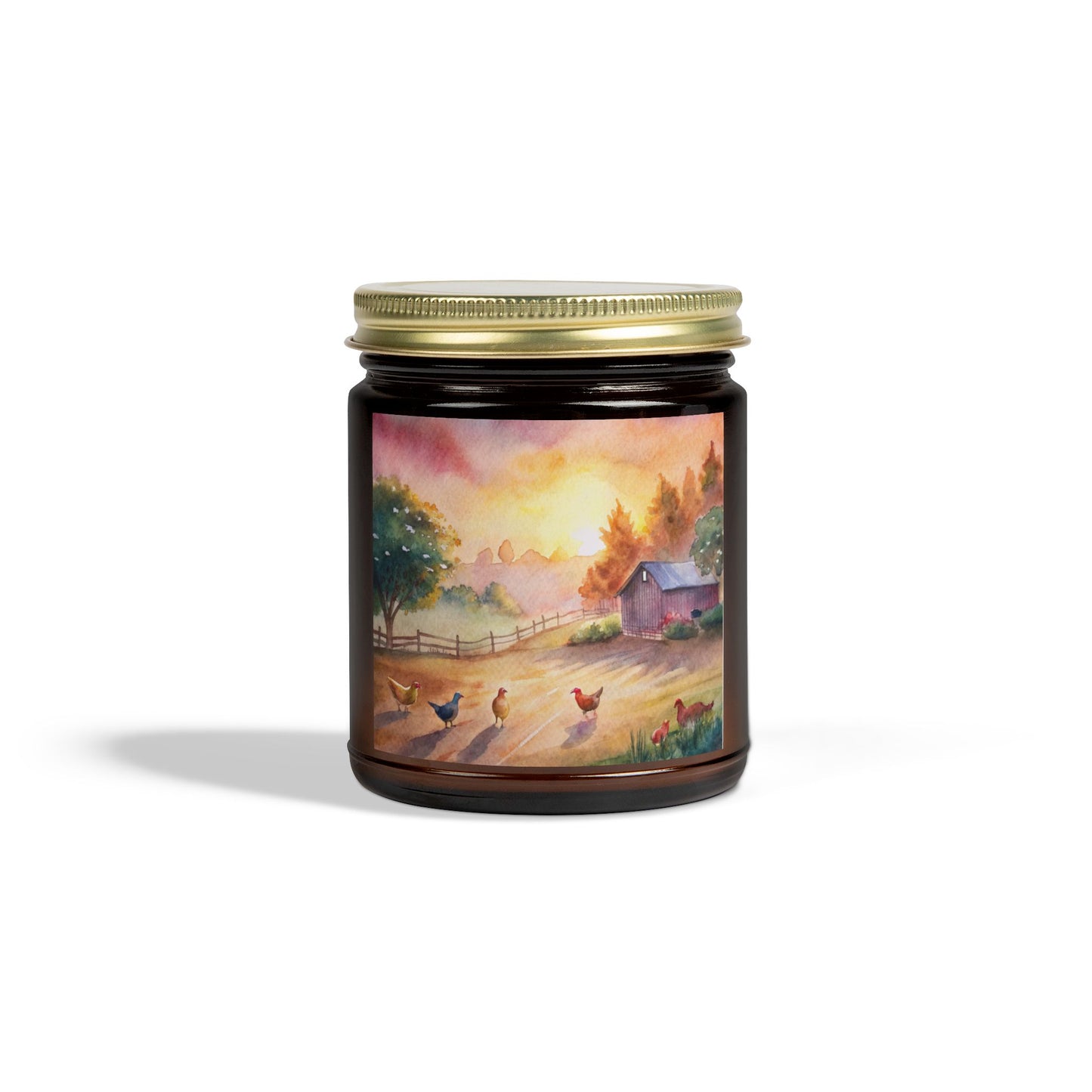 Scented Candles Farm Scene