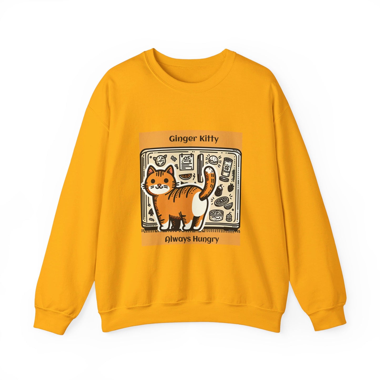 Ginger Kitty Crewneck Sweatshirt