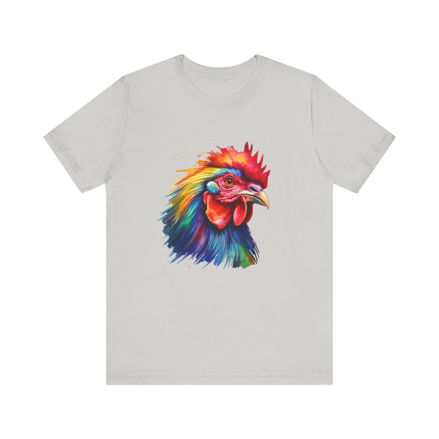 Colorful Rooster Head