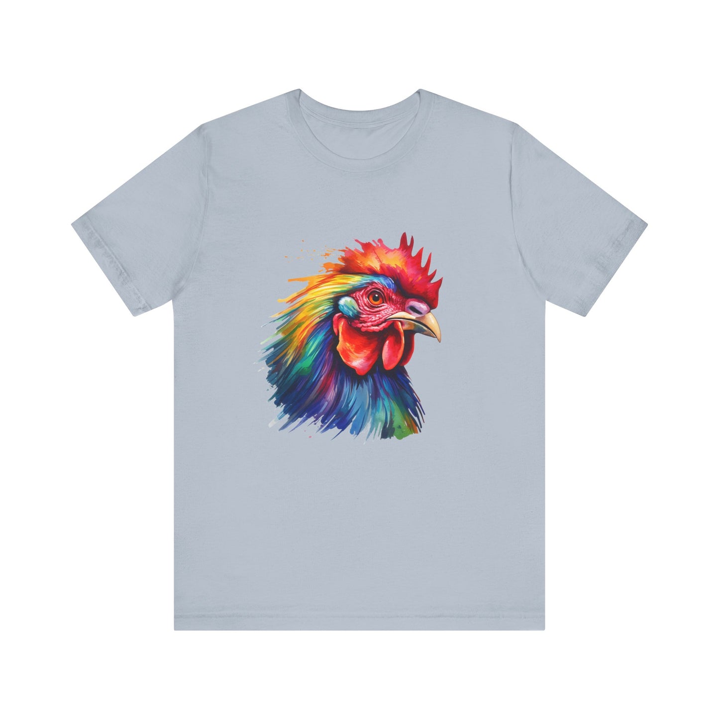 Colorful Rooster Head