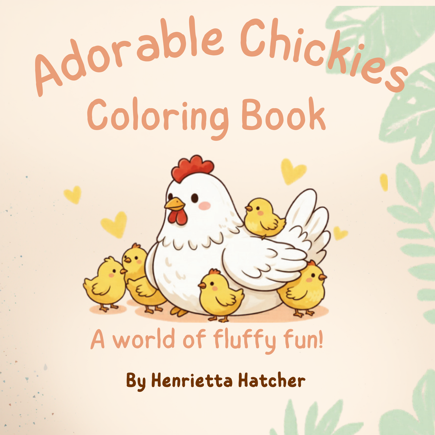 Adorable Chickies Coloring Book