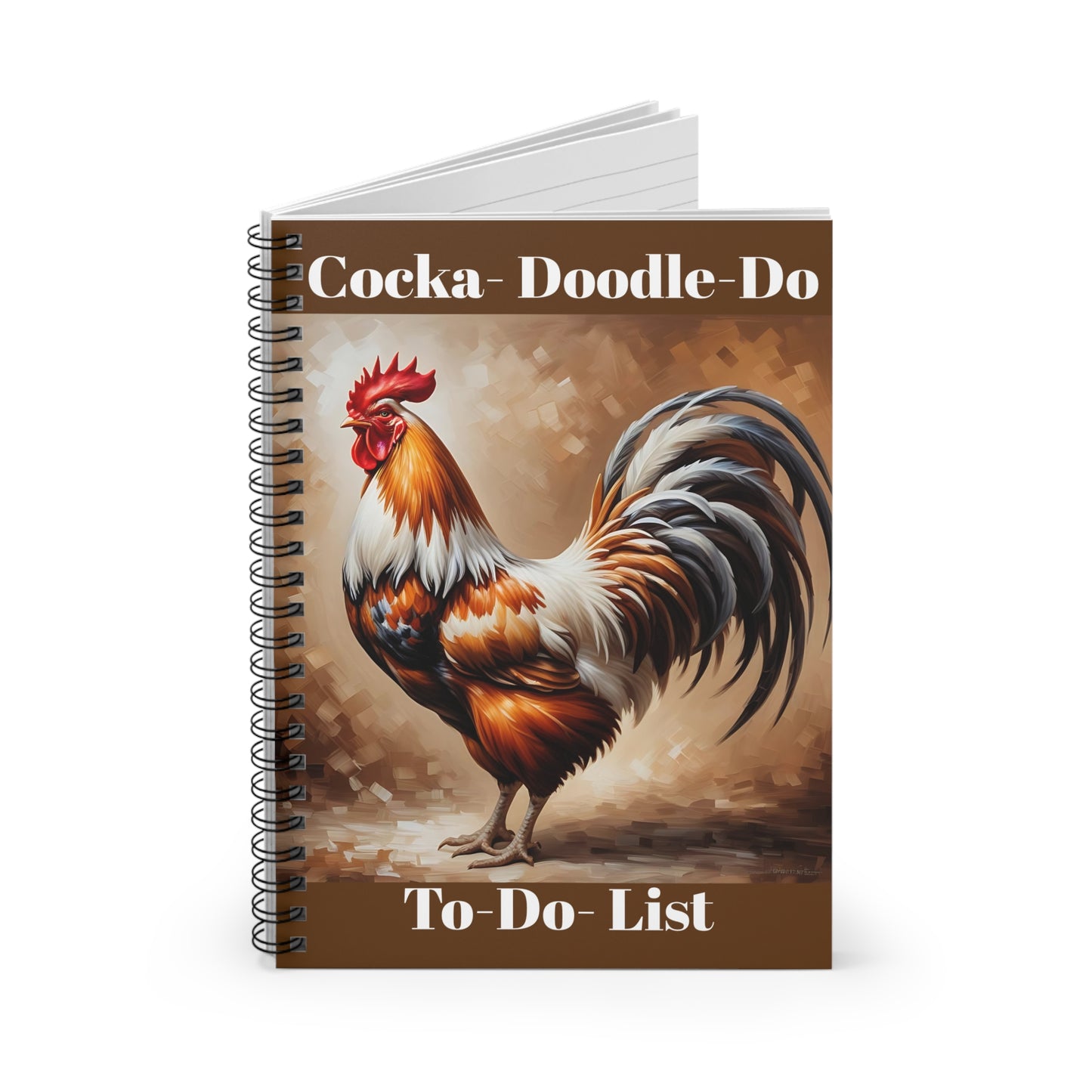 Rooster Spiral Notebook