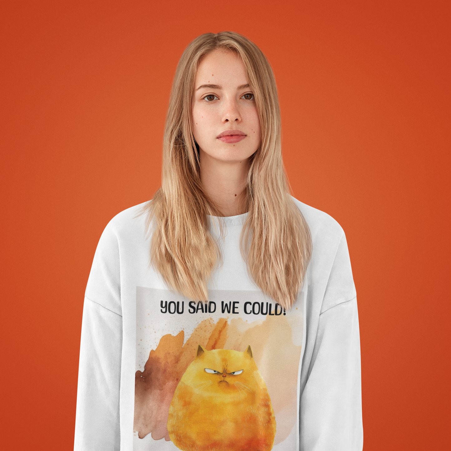 Angry Kitty Sweatshirt
