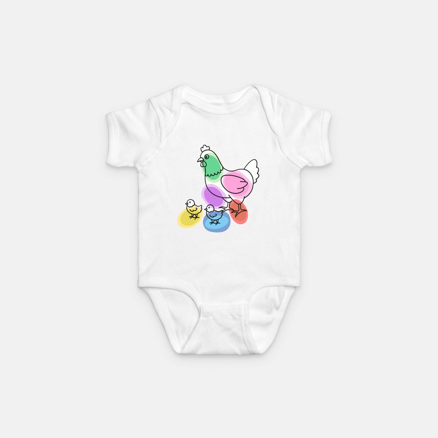 Hen & Chicks Onesie