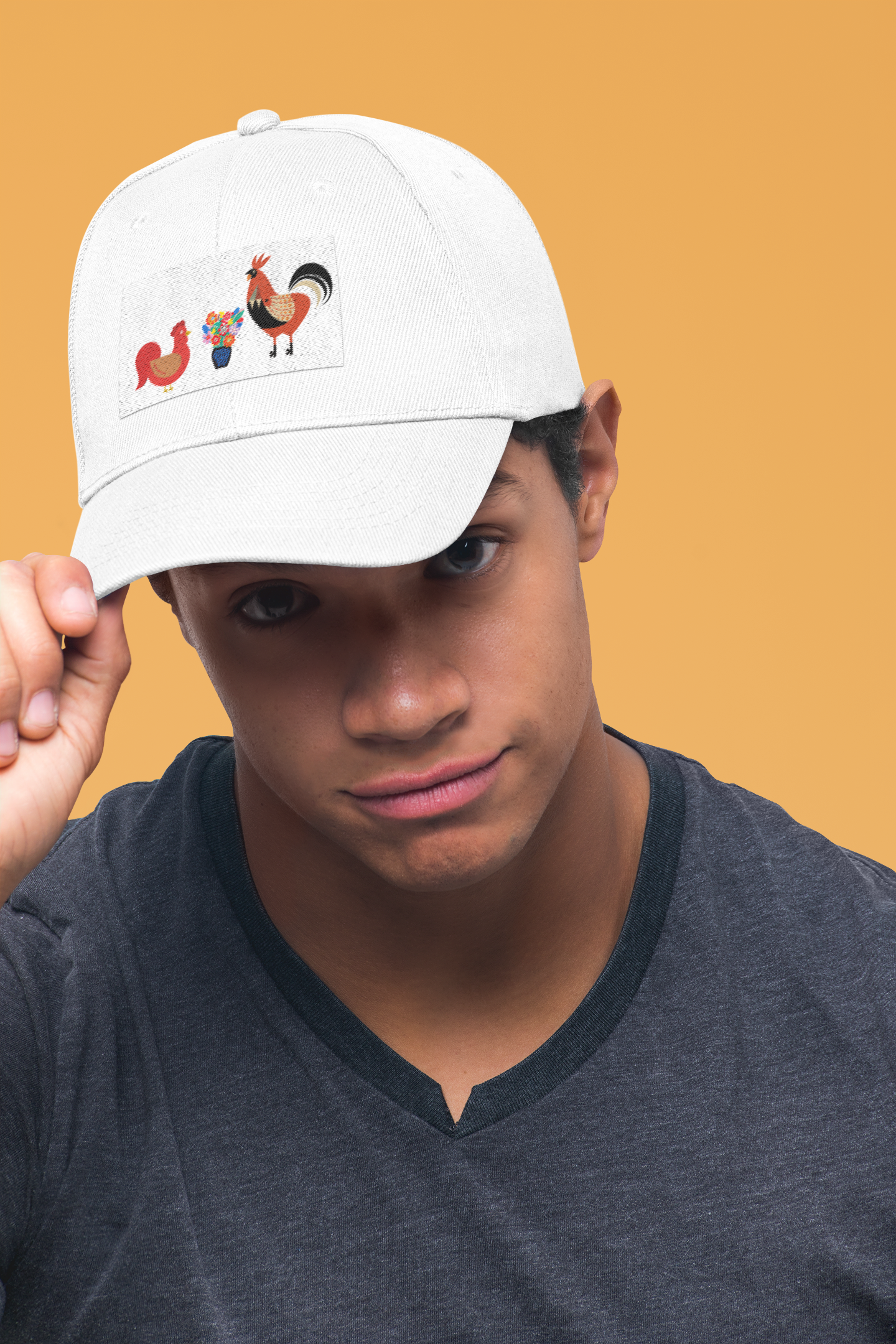Rooster & Hen Hat