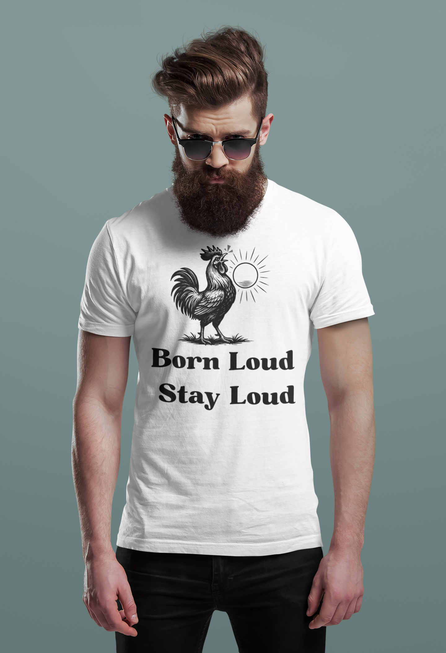 Loud Rooster T Shirt