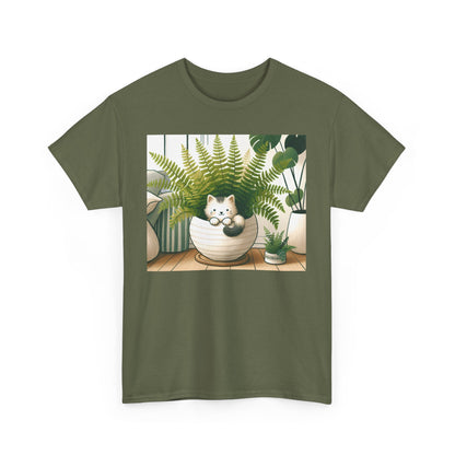 Kitty in Plant Pot Tee