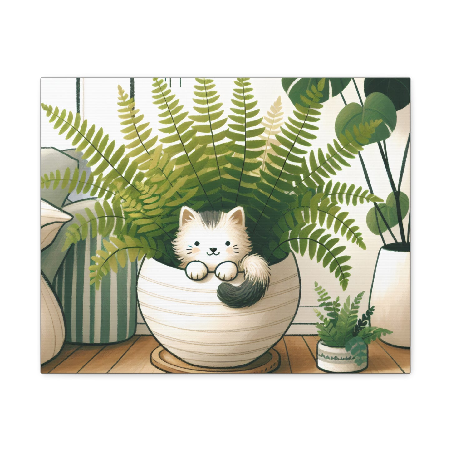 Kitty In a Pot Gallery Wrap