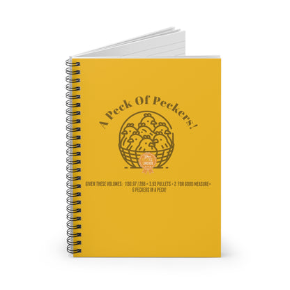 Chicks In  A Basket Notebook