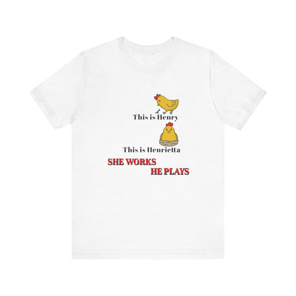 He and She T Shirt