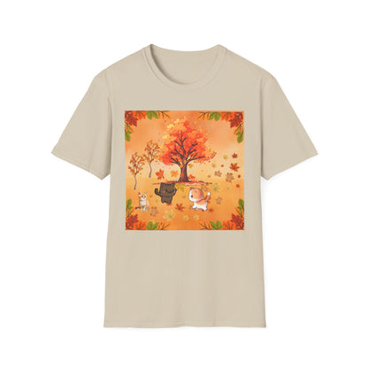 Kitties In Leaves