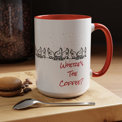 Chickens Peck Mug