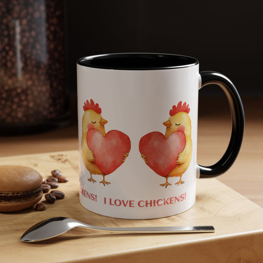 I Love Chickens Mug
