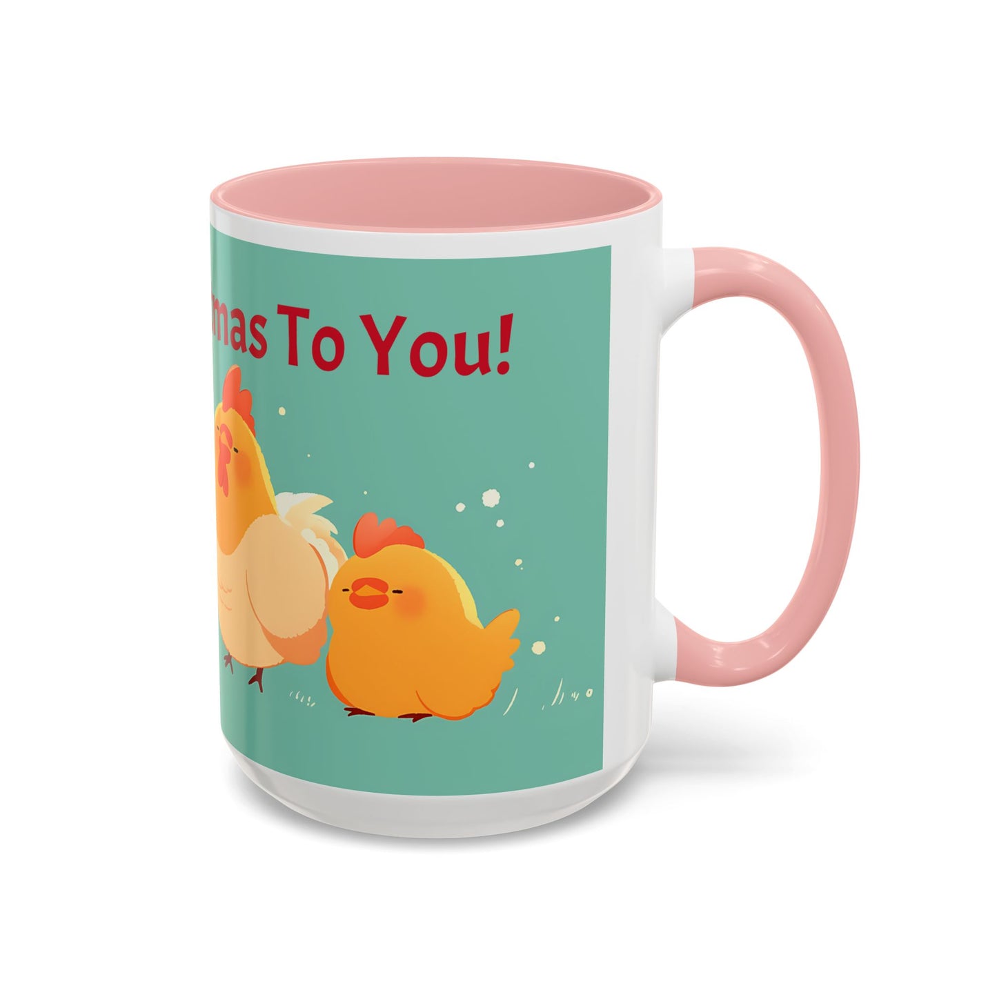 Adorable Chicken Xmas Mug