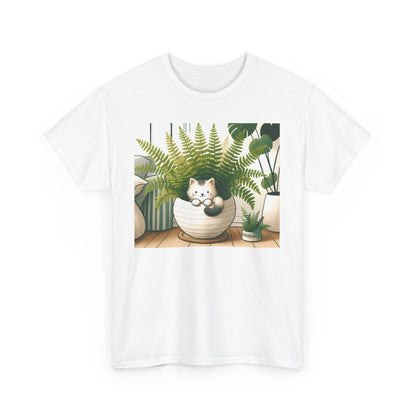 Kitty in Plant Pot Tee