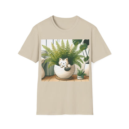 Kitty in Plant Pot Tee